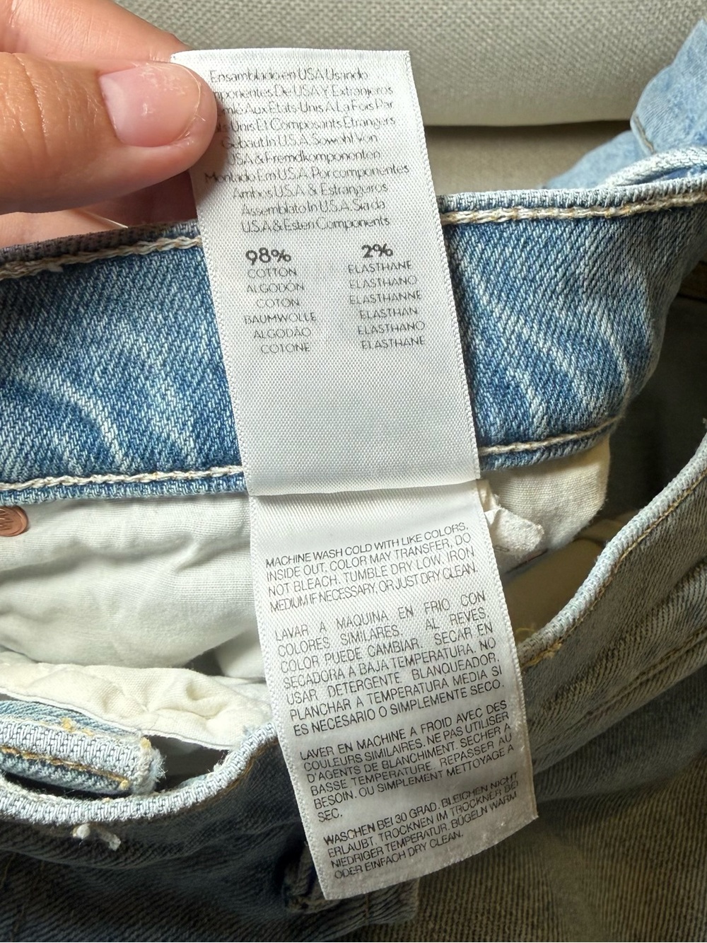 MOTHER Denim The Flirt Ankle Fray Jeans Size 29 - Picture 10 of 12